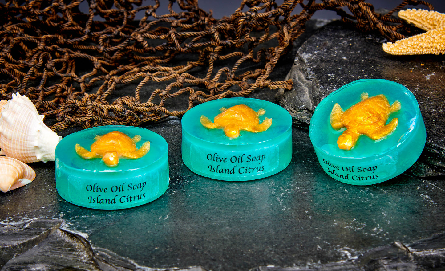 Small Turtle Soap-Island Citrus