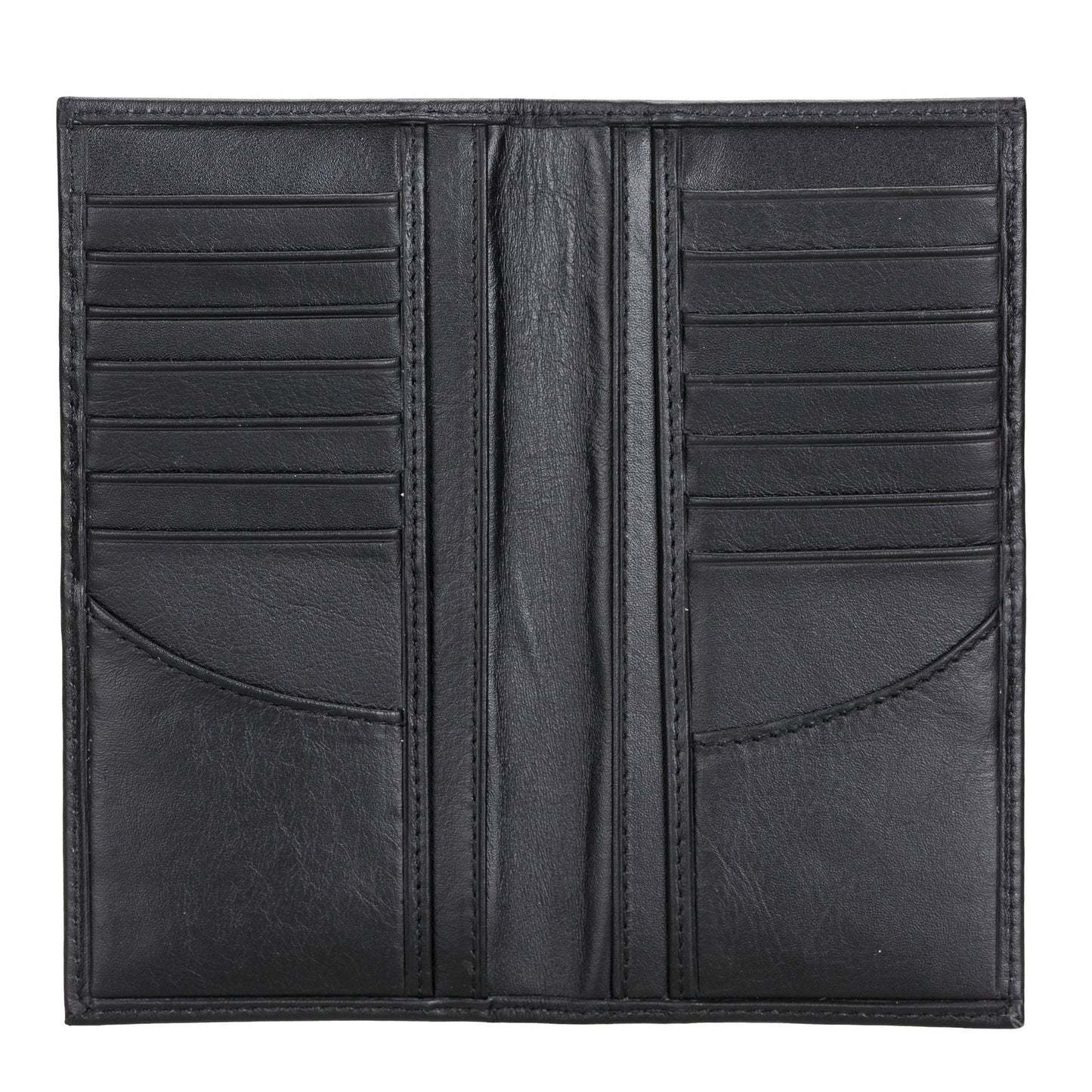 Ouray Handmade Full-Grain Leather Long Wallet for Men and Women