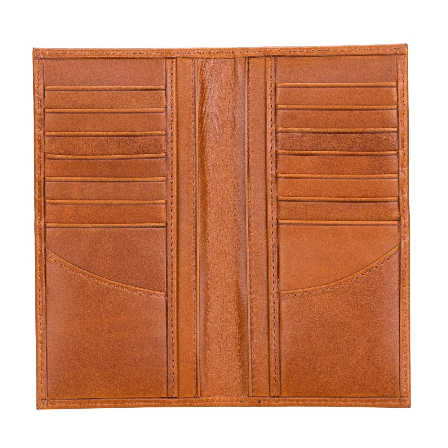 Ouray Handmade Full-Grain Leather Long Wallet for Men and Women