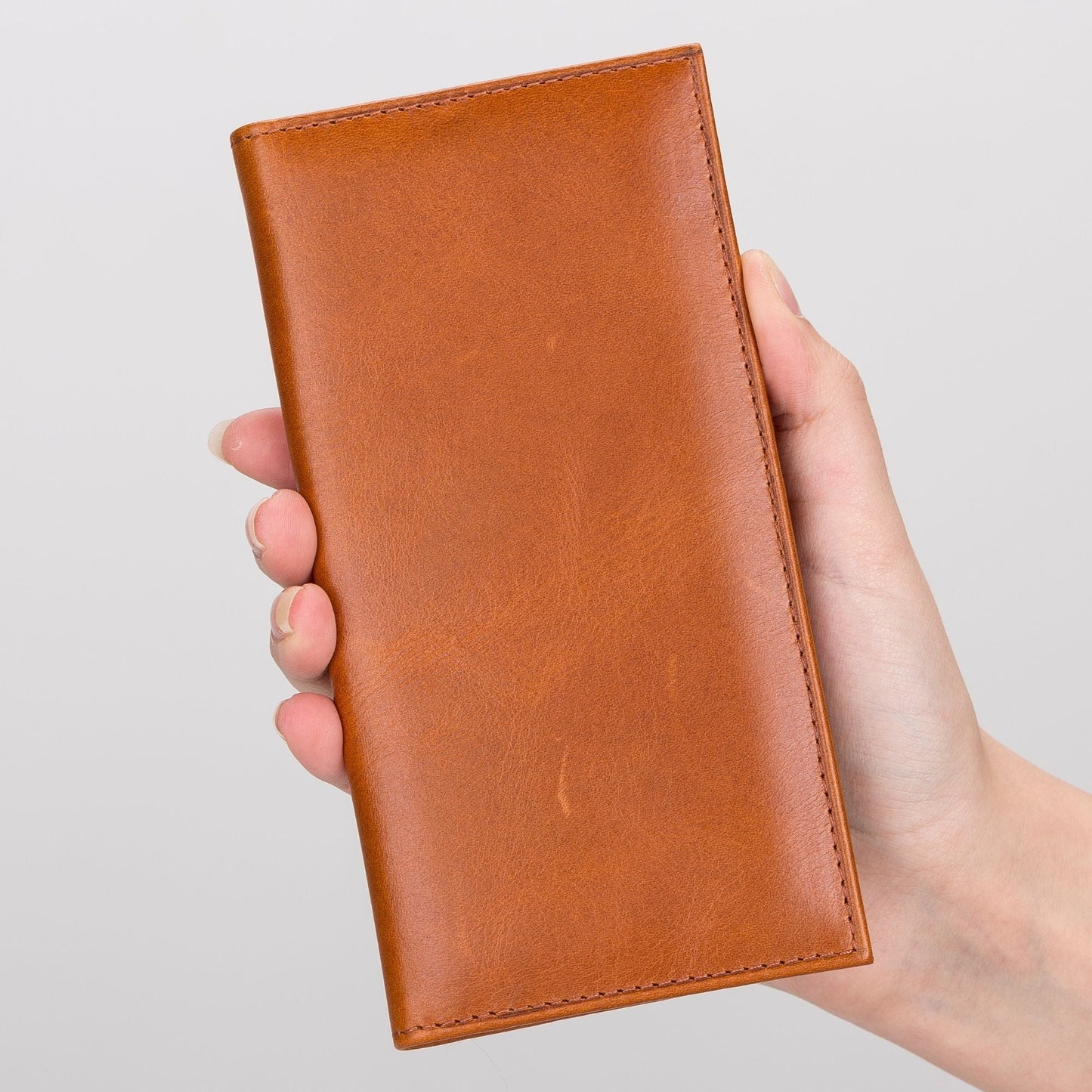 Ouray Handmade Full-Grain Leather Long Wallet for Men and Women