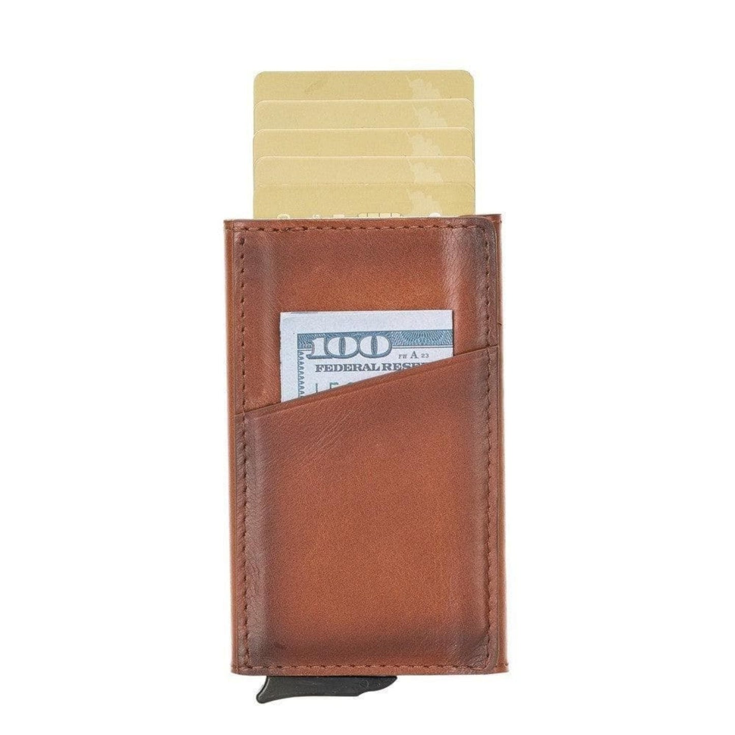 Telluride Leather Popup Cardholder for Men and Women